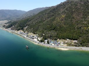 空から見た白鬚神社<br/>（公社）びわこビジターズビューロー