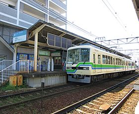 叡山電車「修学院駅」