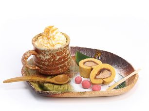 カフェタイムにおすすめの「ロールケーキセット」