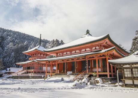 <冬の比叡山>世界文化遺産 比叡山延暦寺の東塔を訪ねる